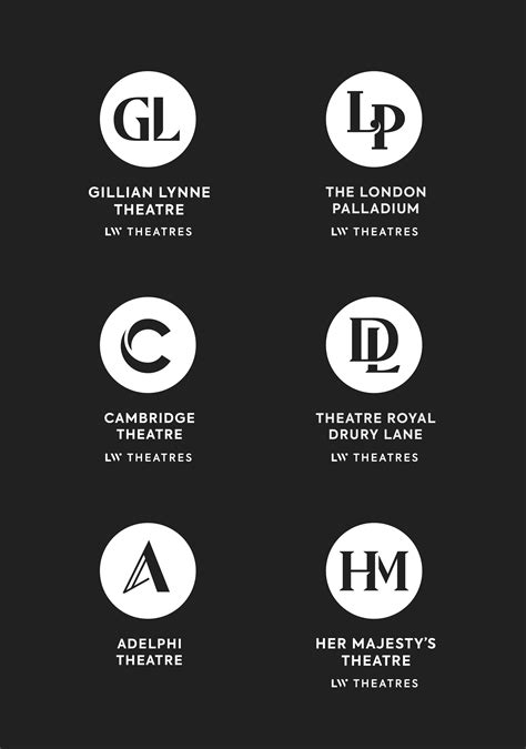 Brand New: New Logo and Identity for LW Theatres by Elmwood