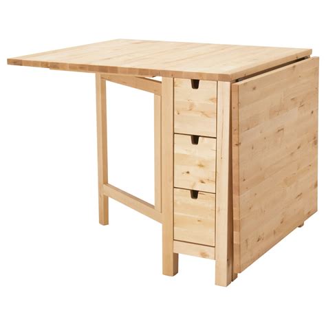 NORDEN birch, Gateleg dining table - IKEA