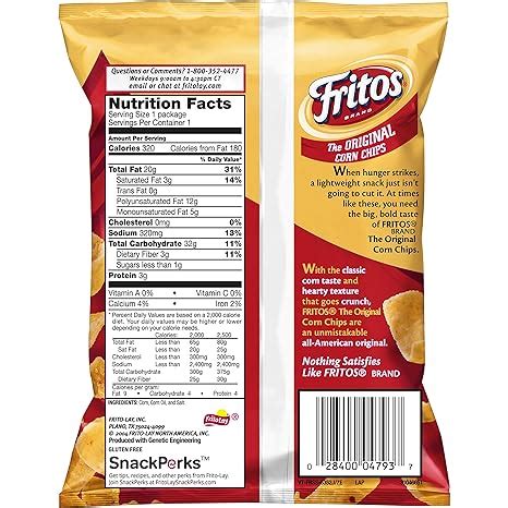 Fritos Flavor Twists Ingredients In Diet - custominter