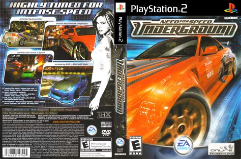 Need for Speed - Underground PS2 cover