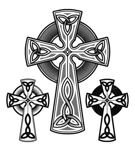 Celtic Cross Clipart Black And White