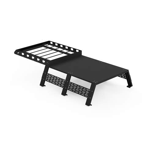 2004-2015 Nissan Titan LB Bed Rack W/ Tent Plate – nomadflatbeds