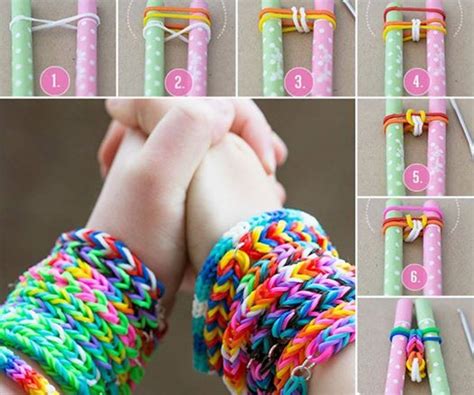 Simple DIY Rubber Band Bracelets to Make Yourself (No Loom Required)