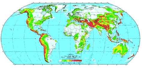 Map Of Earthquake Prone Areas In The World - Draw A Topographic Map