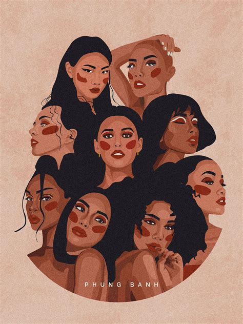 Women Empowerment Art Print Women of Color Illustration | Etsy