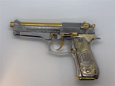 Gold Plated Beretta 92FS - American Golden Gun