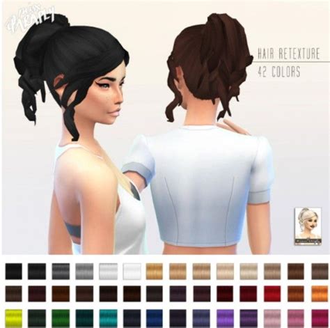 Miss Paraply: Retexture of Curly ponytail by Kiara24 • Sims 4 Downloads ...