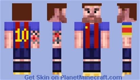 Lionel Messi Minecraft Skin