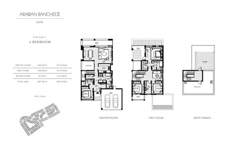 Caya villas by Emaar at Arabian Ranches 3, Dubai - Floor Plans