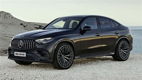 2024 Mercedes-AMG GLC 63 Coupe rendered after recent spy photos