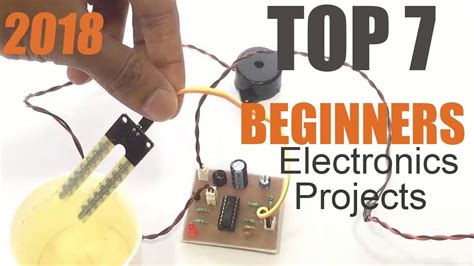 Top 7 Simple Electronics Projects For Beginners - YouTube