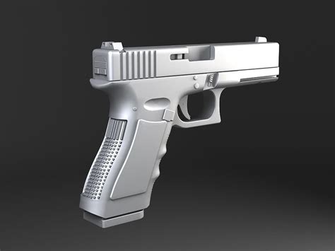 Glock 17 Pistol - 3D Model by SQUIR