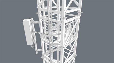 Cellular Tower 3D Model - TurboSquid 1589313