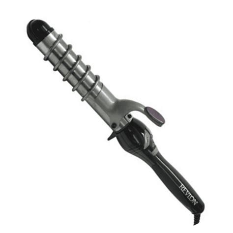 Revlon Perfect Heat Tourmaline Ceramic 1 1/4" Spiral Ion Curling Iron ...