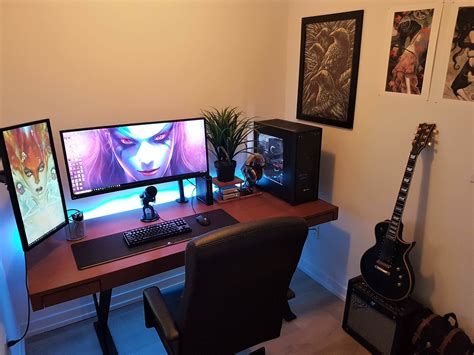 Gaming Setup | Gaming room setup, Computer setup, Video game rooms