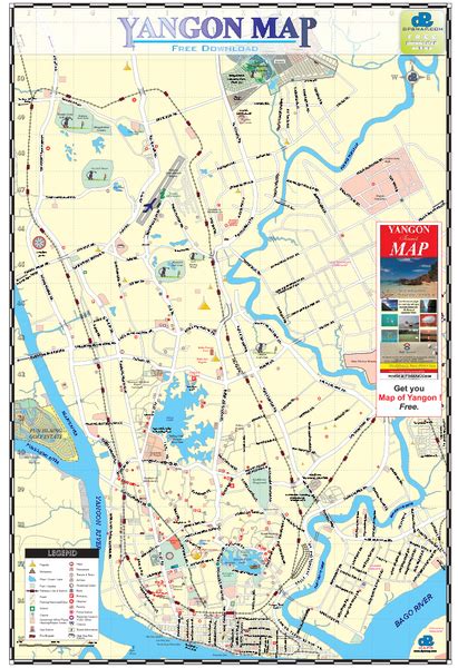 Yangon Area Map