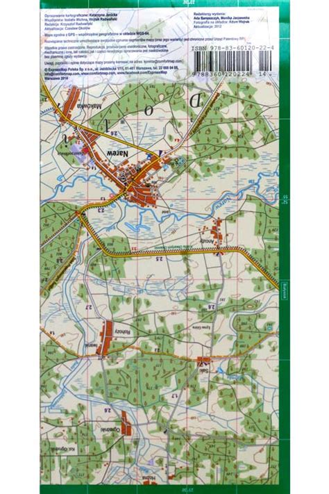 Białowieża Forest Laminated Map | | Wild Poland