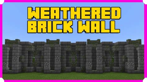 Stone Wall Designs Minecraft - Design Talk