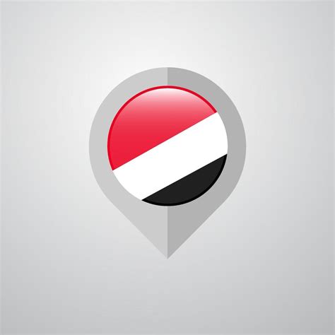 Map Navigation pointer with Principality of Sealand flag design vector ...