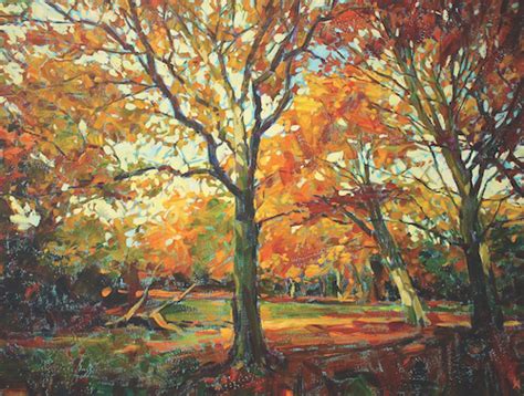 How to paint autumn trees in acrylic - Artists & Illustrators