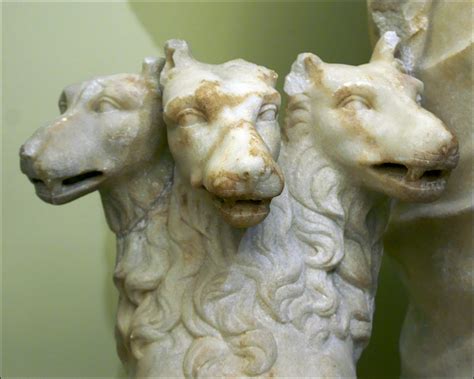 The heads of Cerberus | Detail from a Roman statue in the He… | Flickr