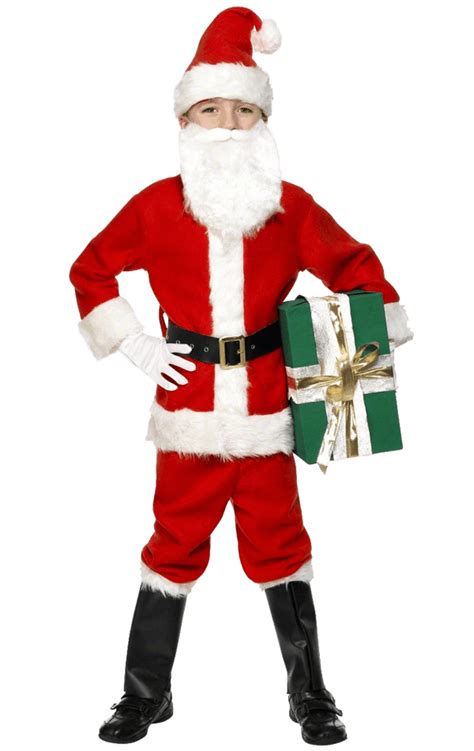 Kids Deluxe Santa Costume - fancydress.com