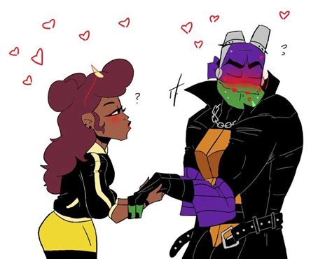 Rottmnt - Lovey dovey Turtles - Donnie x April | Teenage mutant ninja ...