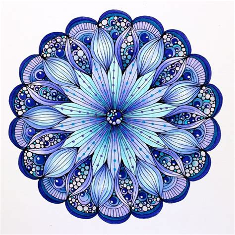 Adding glorious color to your ZIA projects | Mandala painting, Mandala ...