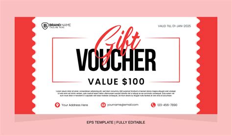 Vector Gift Voucher Design Template 12828076 Vector Art at Vecteezy