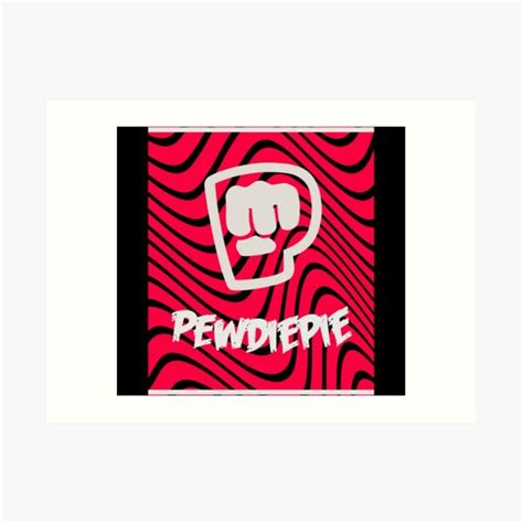 Pewdiepie Pattern Art Prints | Redbubble