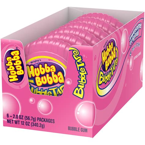 Hubba Bubba Original Bubble Tape Bubble Gum - 6 Foot Roll - All City Candy