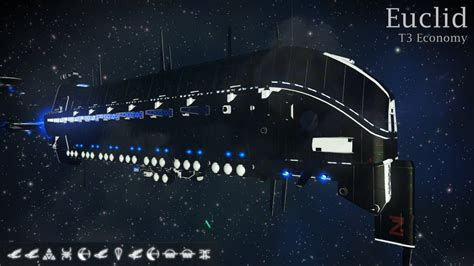 Black / White Sentinel-Class Tier-2 Dreadnought Capital-Freighter with ...