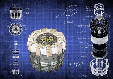 Arc Reactor Blueprints by ~fongsaunder on deviantART | iron man cosplay ...