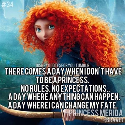 Princess Merida (Brave) quote | Disney princess quotes, Merida brave ...