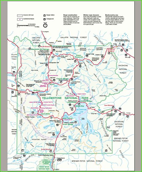 1883 Yellowstone Map - London Top Attractions Map