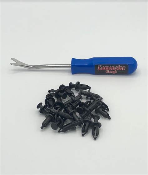 PUSH PIN REMOVAL TOOL with 20pc PUSH PIN SET - Lamonster Garage®