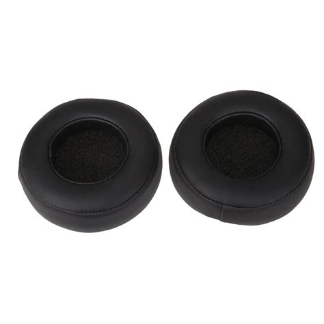 Black 1 Pair Replacement Headphone Ear Pads Headband Foam Cushion ...