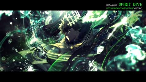 Yuno black clover spirit dive by Muztnafi on DeviantArt