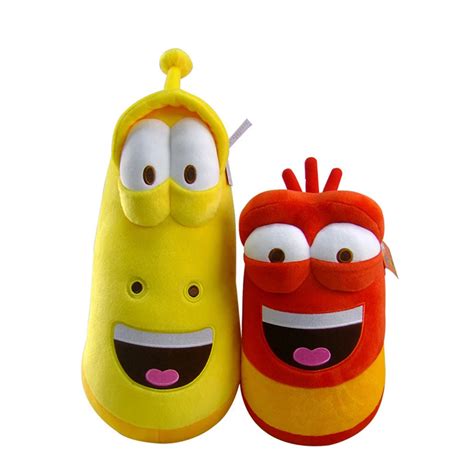 2Pcs Creative Anime Fun Insect Larva Plush Toys Stuffed Dolls larva ...