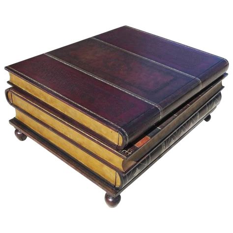 Leather Stacked Books Coffee Table by Maitland-Smith at 1stDibs ...