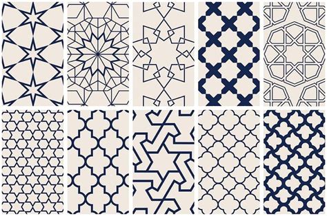 Islamic Art Vector Patterns, a Pattern Graphic by Youandigraphics ...