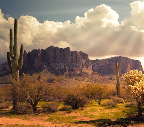 Arizona desert wild west landscape. Arizona desert wild west mountain ...