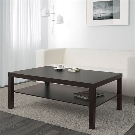 LACK Coffee table - black-brown - IKEA