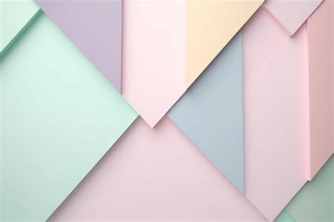 Premium AI Image | A pink and green geometric wallpaper with a pink ...