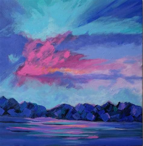 Just another Blue Sky Painting by Rosie Sherman - Fine Art America