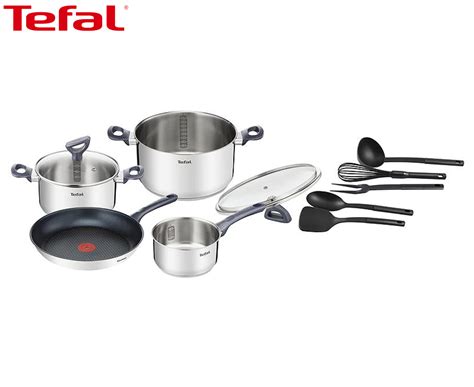 Tefal 11 Piece Daily Cook Premium Stainless Steel Induction Cookware ...