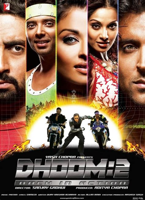 Dhoom 2: Back In Action (2006) | Dhoom 2, Bollywood movie songs, Hindi ...