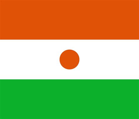 Niger Flag Map