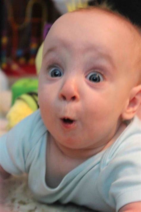 Surprised Baby Face | Meme Generator