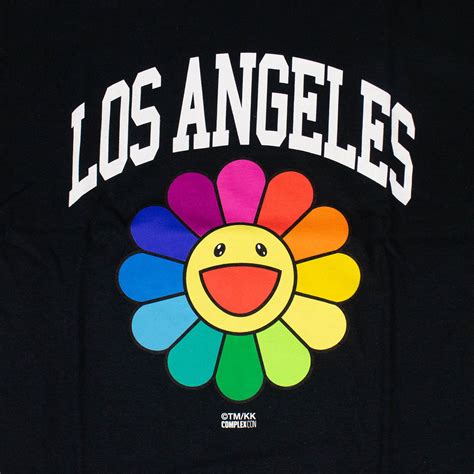 Takashi Murakami x Complexcon Los Angeles Flower T-Shirt // Black (S ...